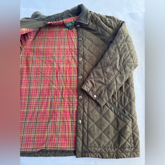 Vintage Ralph Lauren Green Equestrian Horse Jacket Blazer L - Picture 2 of 8